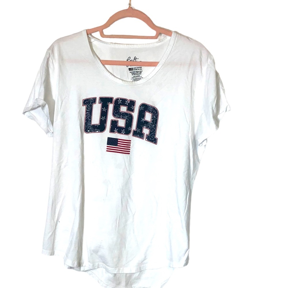 Galt, white, t-shirt, size L, USA, NWOT